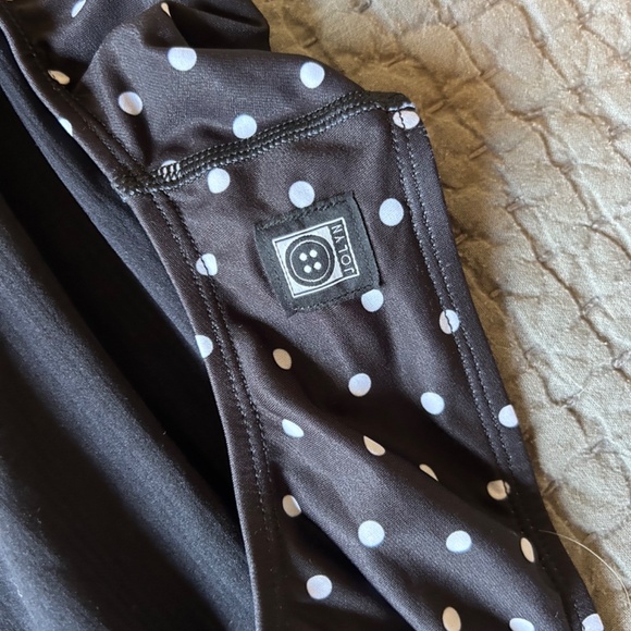 New Without Tags Jolyn Perry Swimsuit in Black / Polkadot - Picture 3 of 4